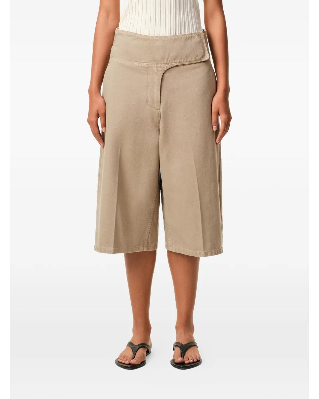 AMI Natural Gewickelte Bermudas