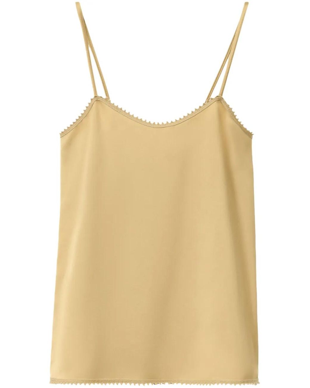 Fabiana Filippi Natural Satin Cami Top