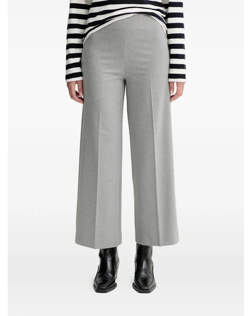 Marc O' Polo Gray Back-Pocket Trousers
