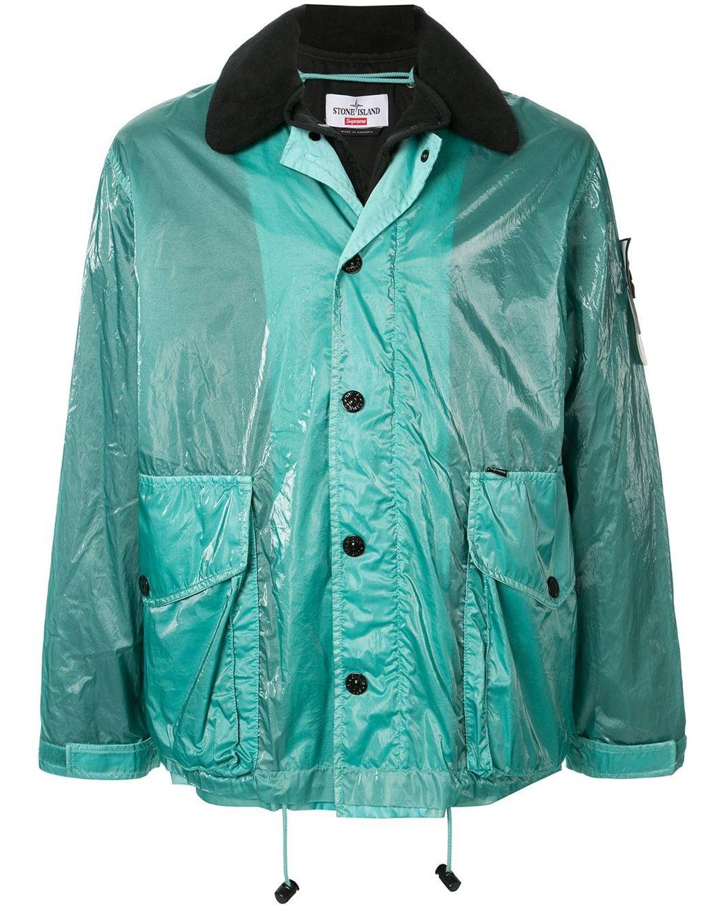 stone island silk jacket