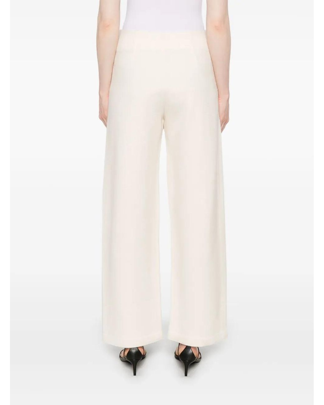 Max Mara Straight Broek in het White