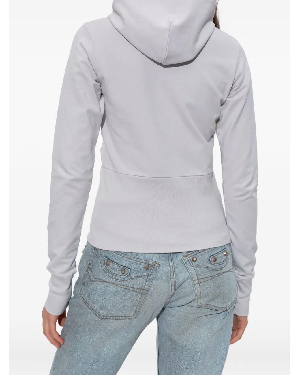 Balenciaga White Loop Sports Icon Hoodie