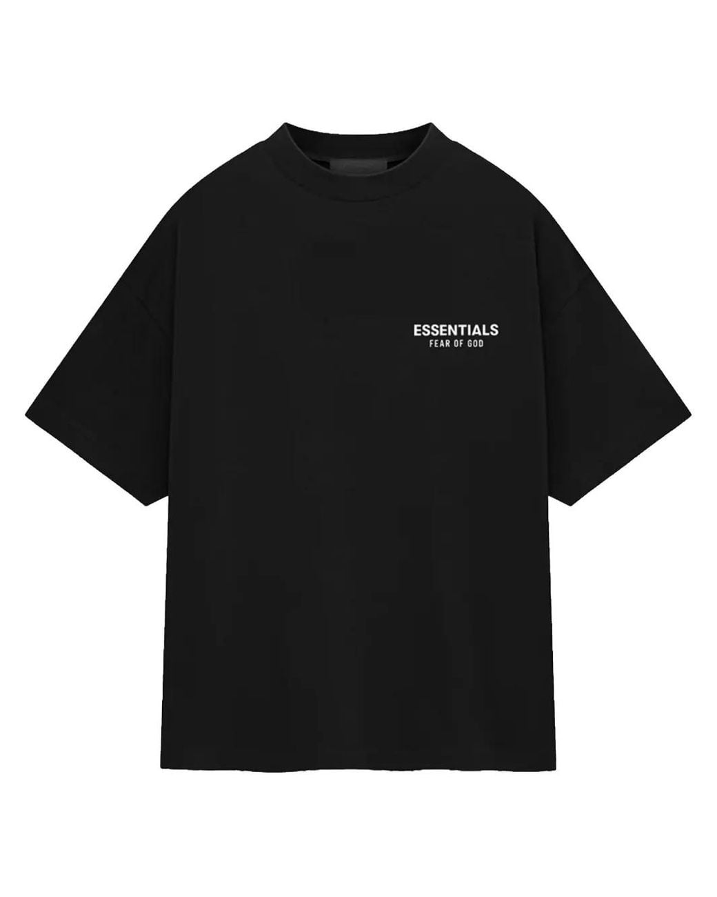 Fear Of God Black Jersey Crew-Neck T-Shirt
