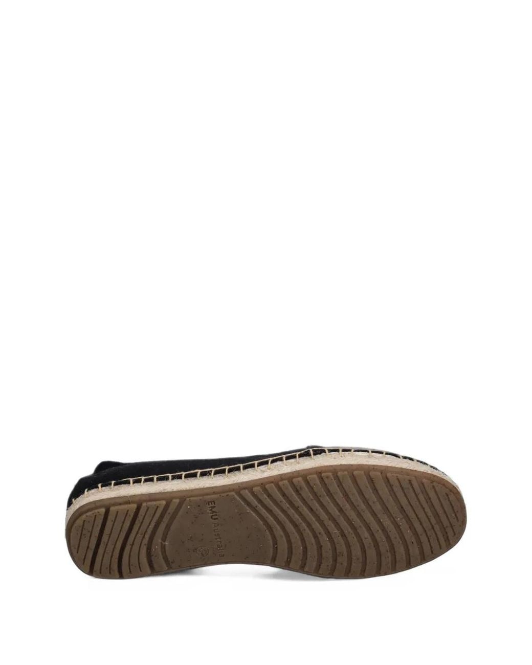 EMU Black Slip-On Espadrilles