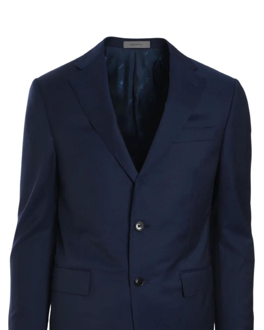 Corneliani Blue Virgin Wool Suit for men