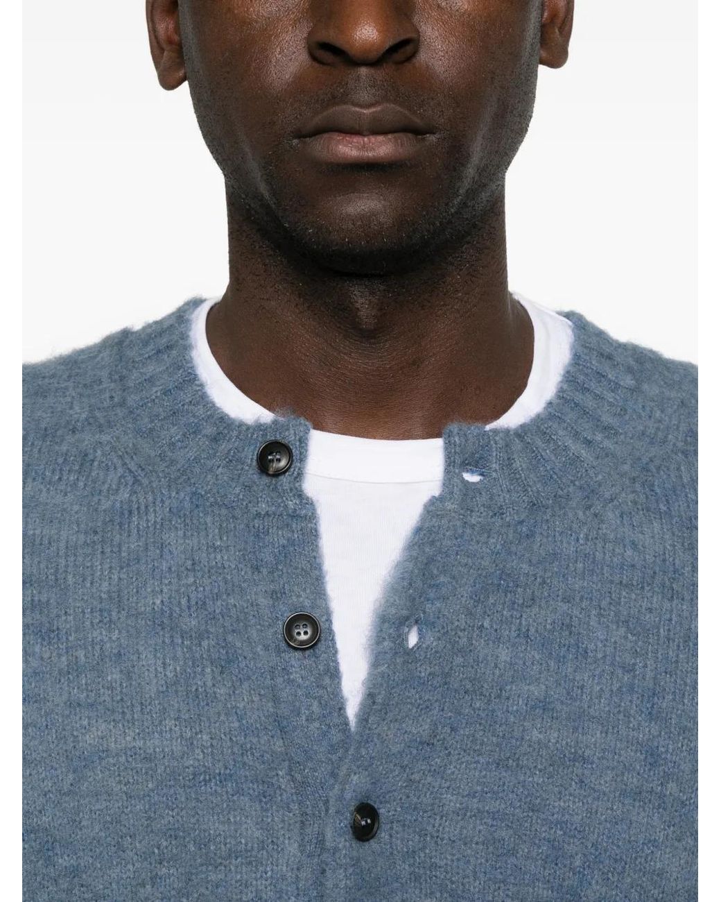 Diana Studio Blue Pull À Patte De Boutonnage for men