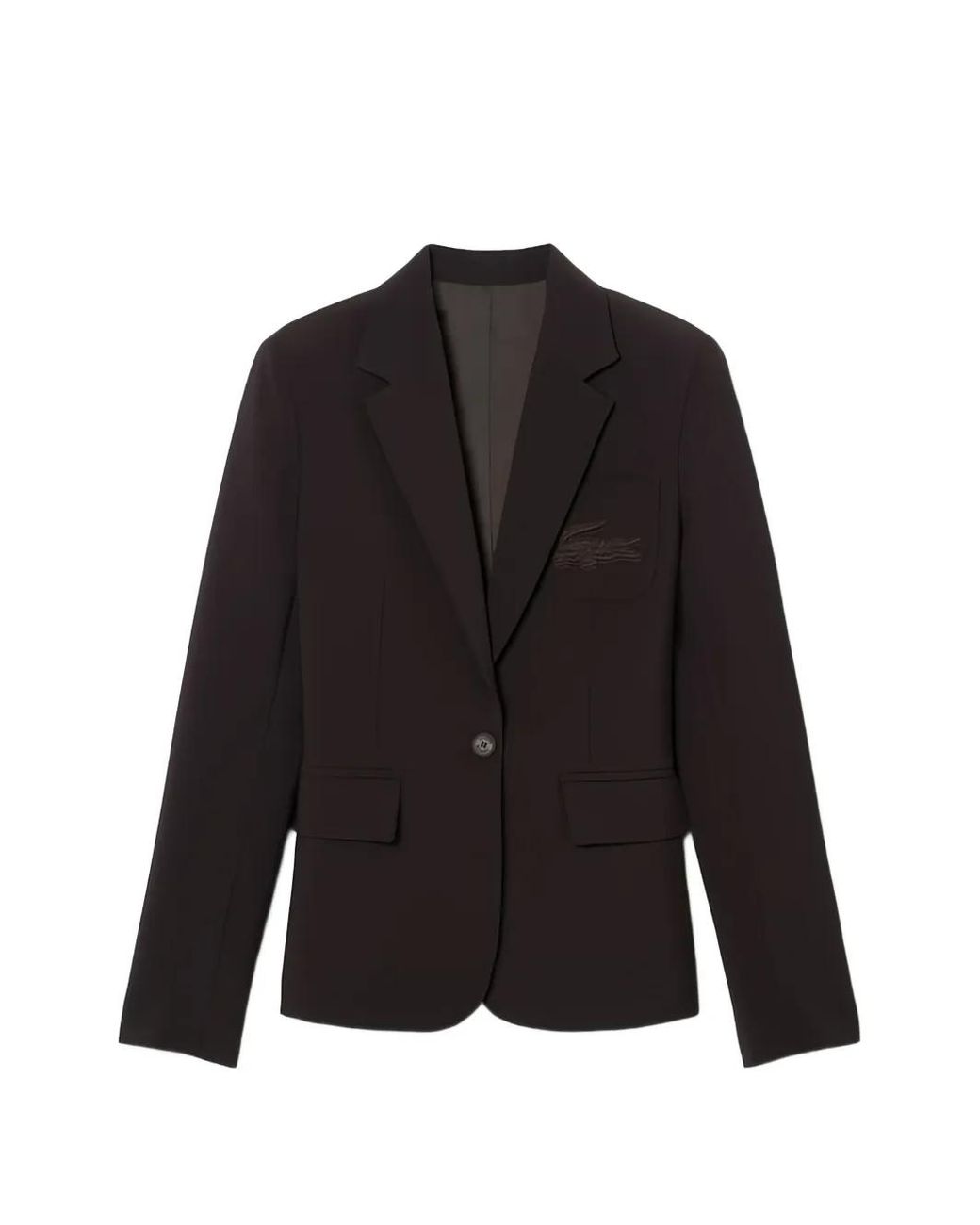 Lacoste Black Logo-Patch Blazer
