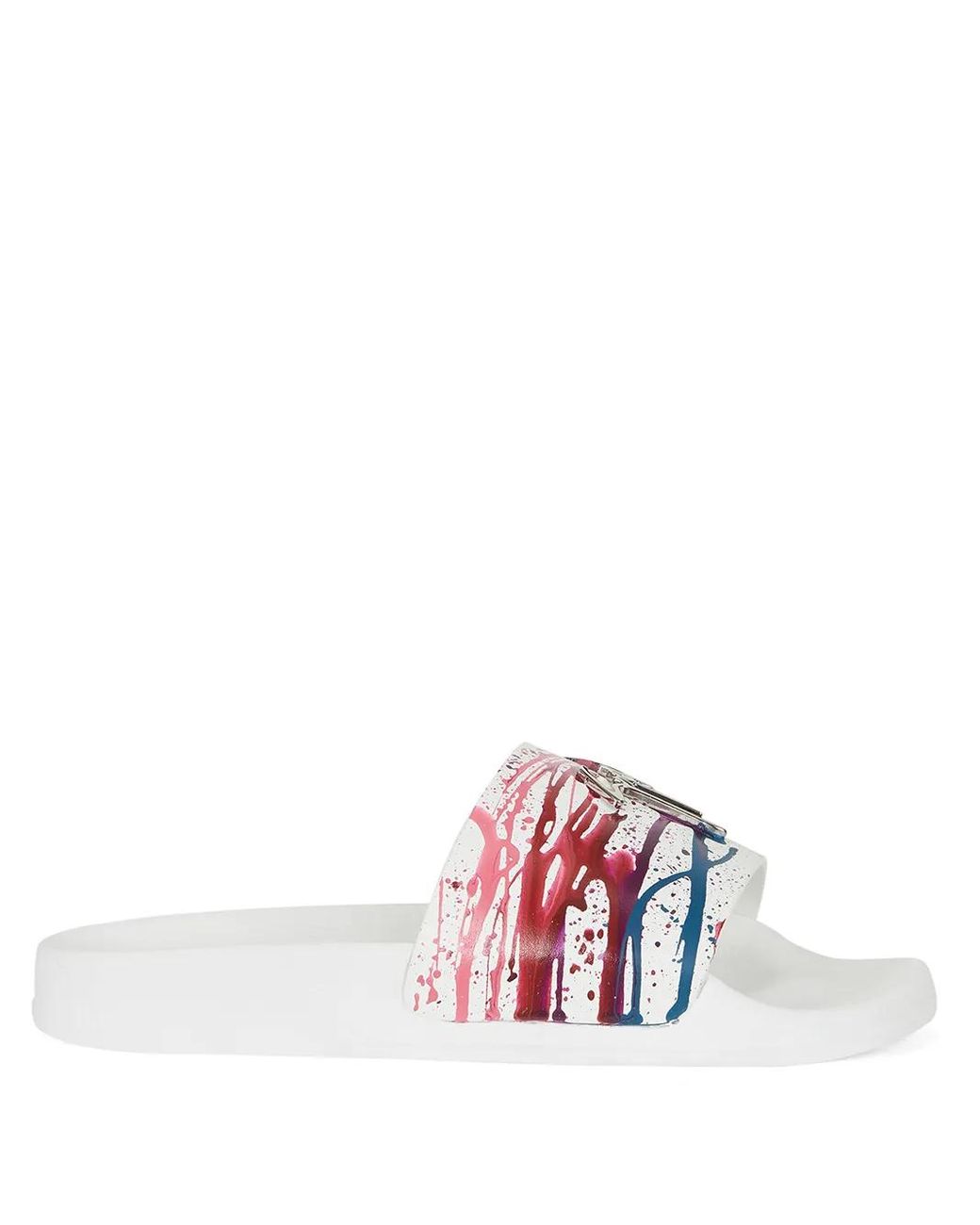 Giuseppe Zanotti White Brett Slides