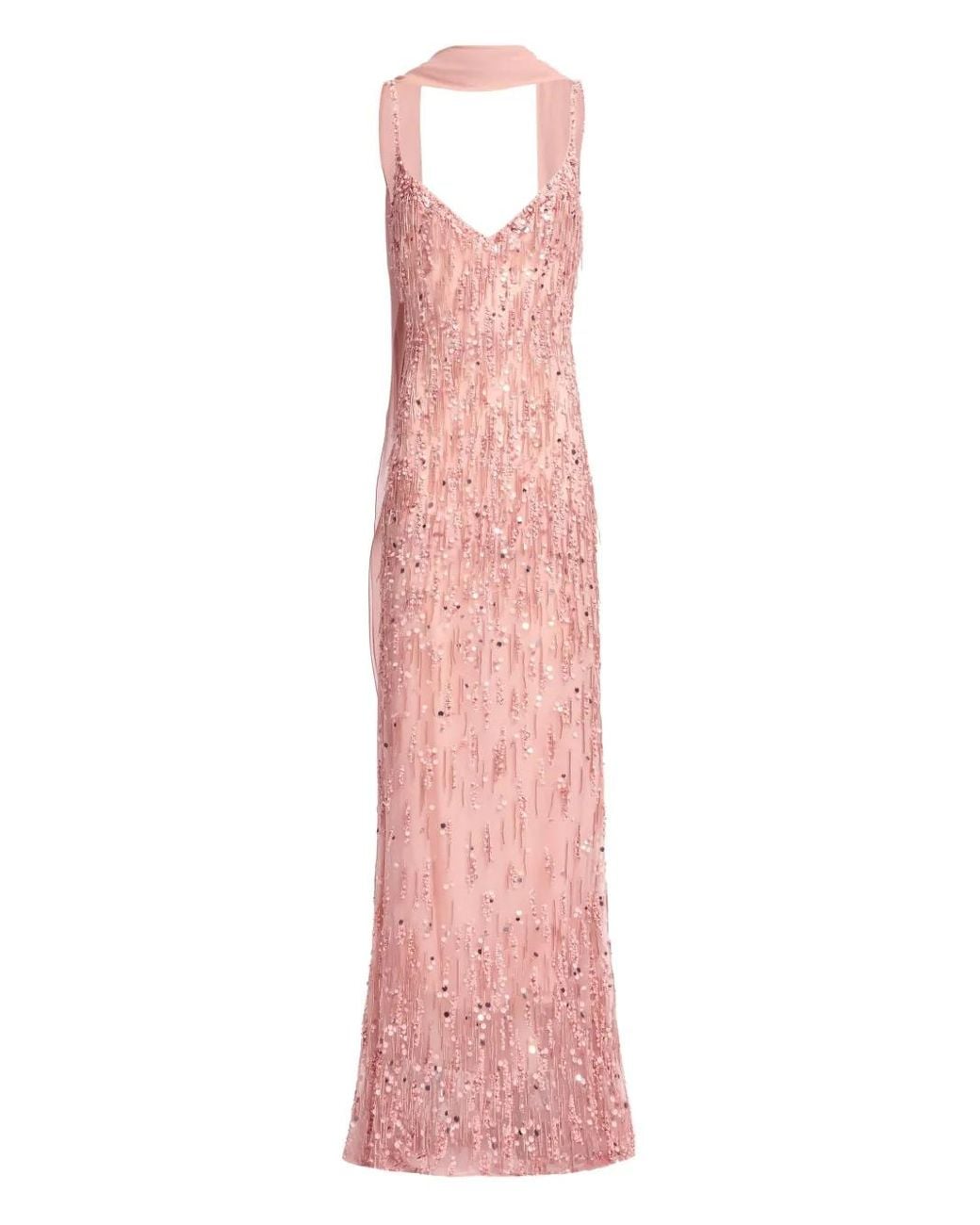 open lace back dress Elie Saab Animalier Print Dress (6-18A) 10A / Pink