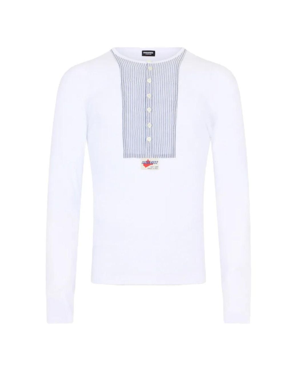 DSquared² White V-Neck T-Shirt for men