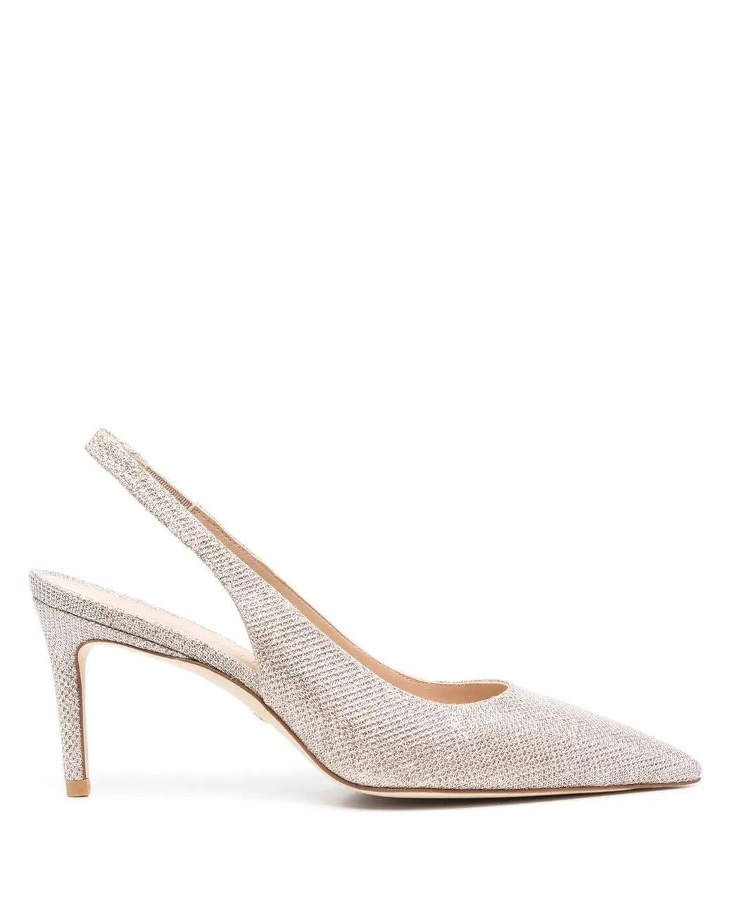 Stuart Weitzman White Flat Shoes