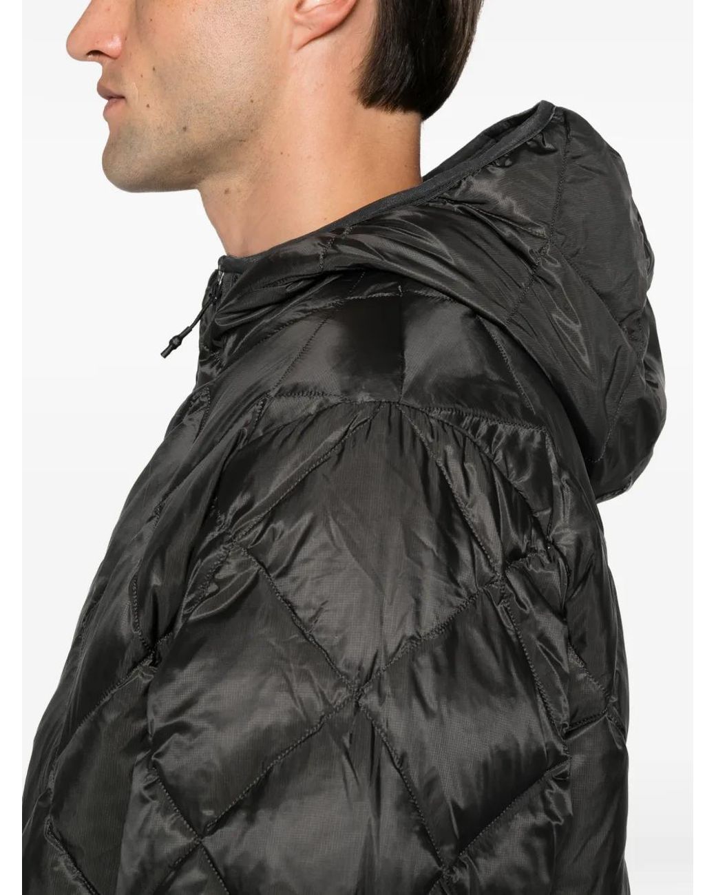 Hiking Patrol Gray Base Lt Hooded Padded Jacket for men