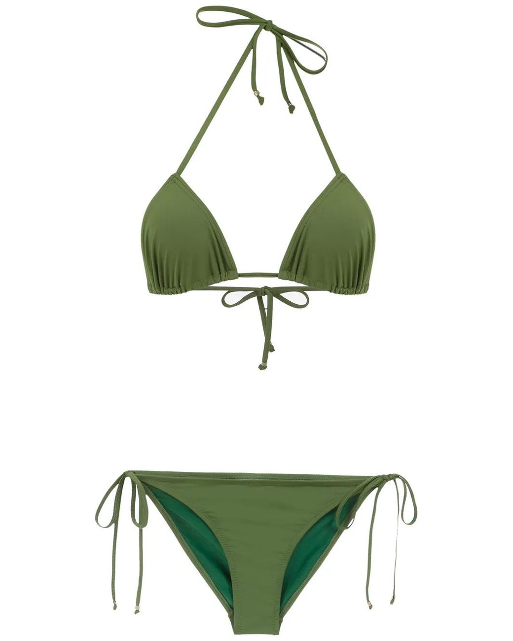 Amir Slama Effen Bikini in het Green