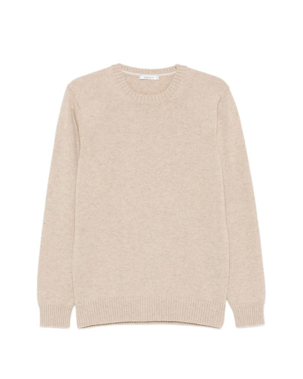 Kangra Natural Ribbed Sweater for men