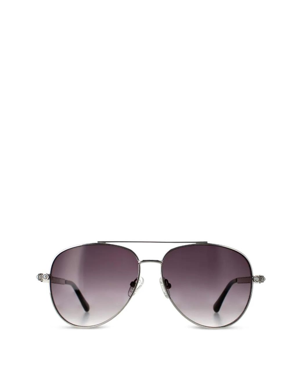 GUESS EYEWEAR Purple Logo-Detail Sunglasses
