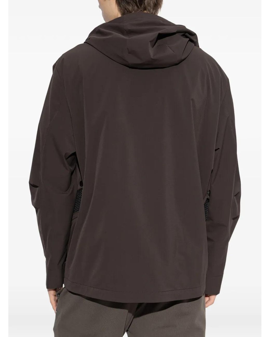 Moncler Brown Arcturus Hooded Zip-Up Jacket for men