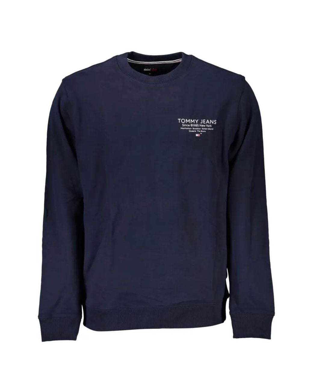Tommy Hilfiger Blue Logo-Print Sweatshirt for men