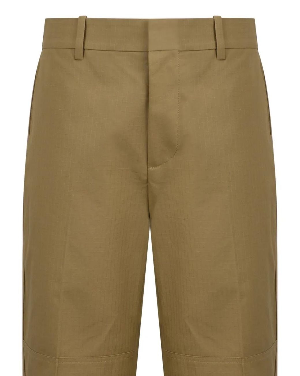 Helmut Lang Green Cotton Carpenter Trousers for men