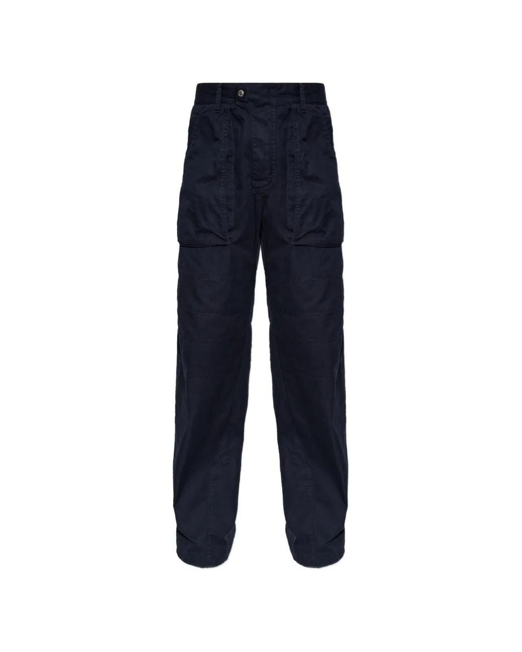 DSquared² Blue Panelled Wide-Leg Trousers for men