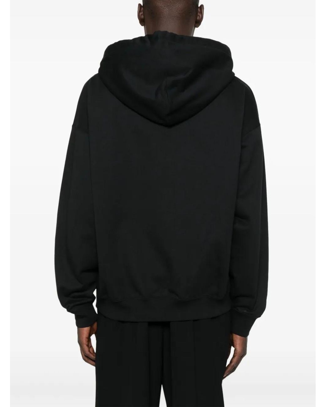 Y-3 Black Relaxed Fit Crewneck Sweatshirt