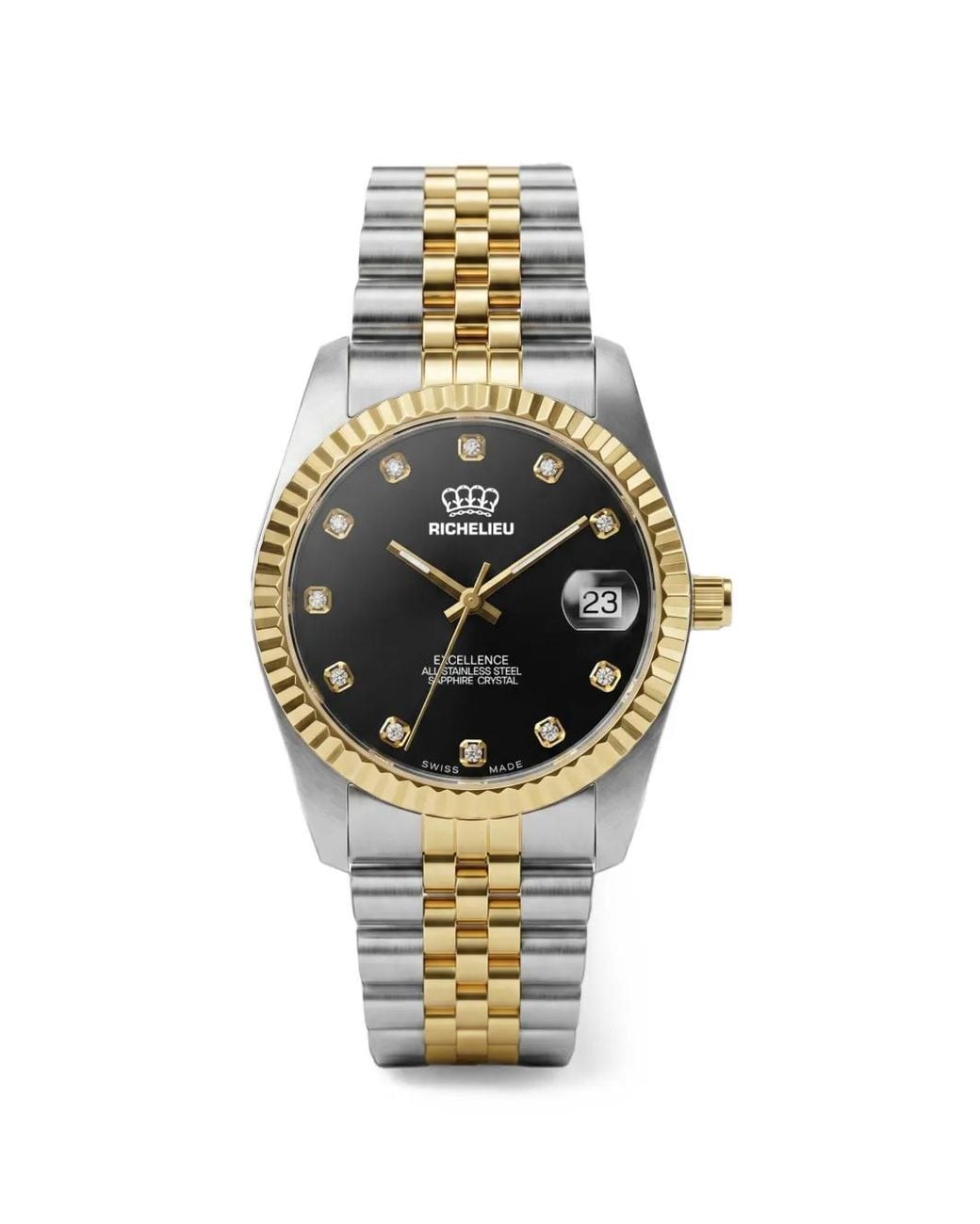Richelieu Swiss Metallic Classic Fluted Bezel 31Mm Watch
