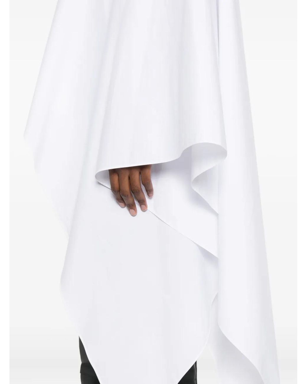 Moschino White Asymmetric Shirt
