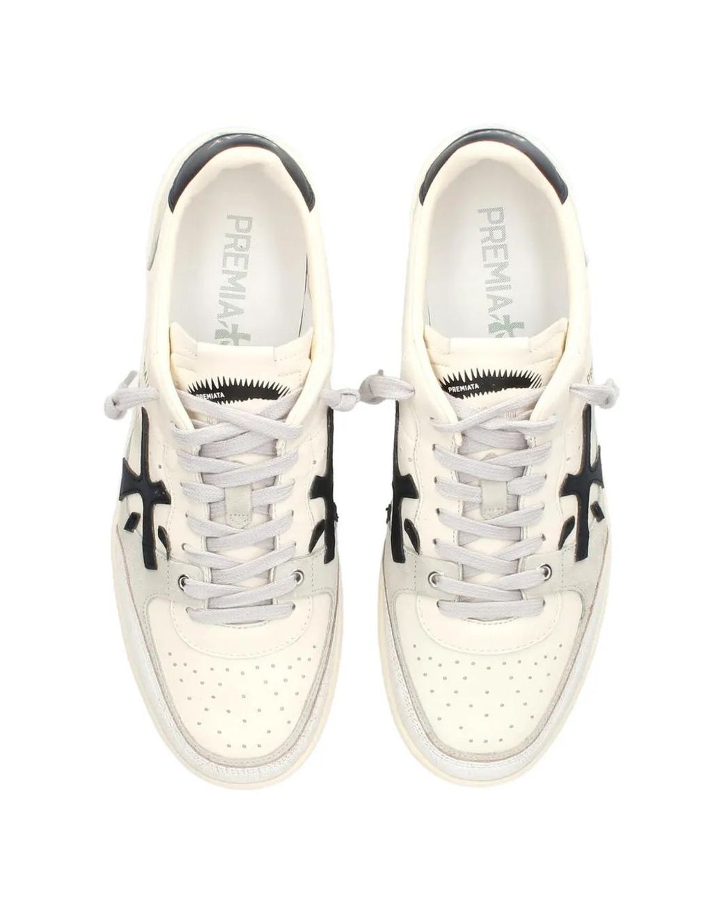 Premiata White Bskt Clay 7262 Sneakers for men