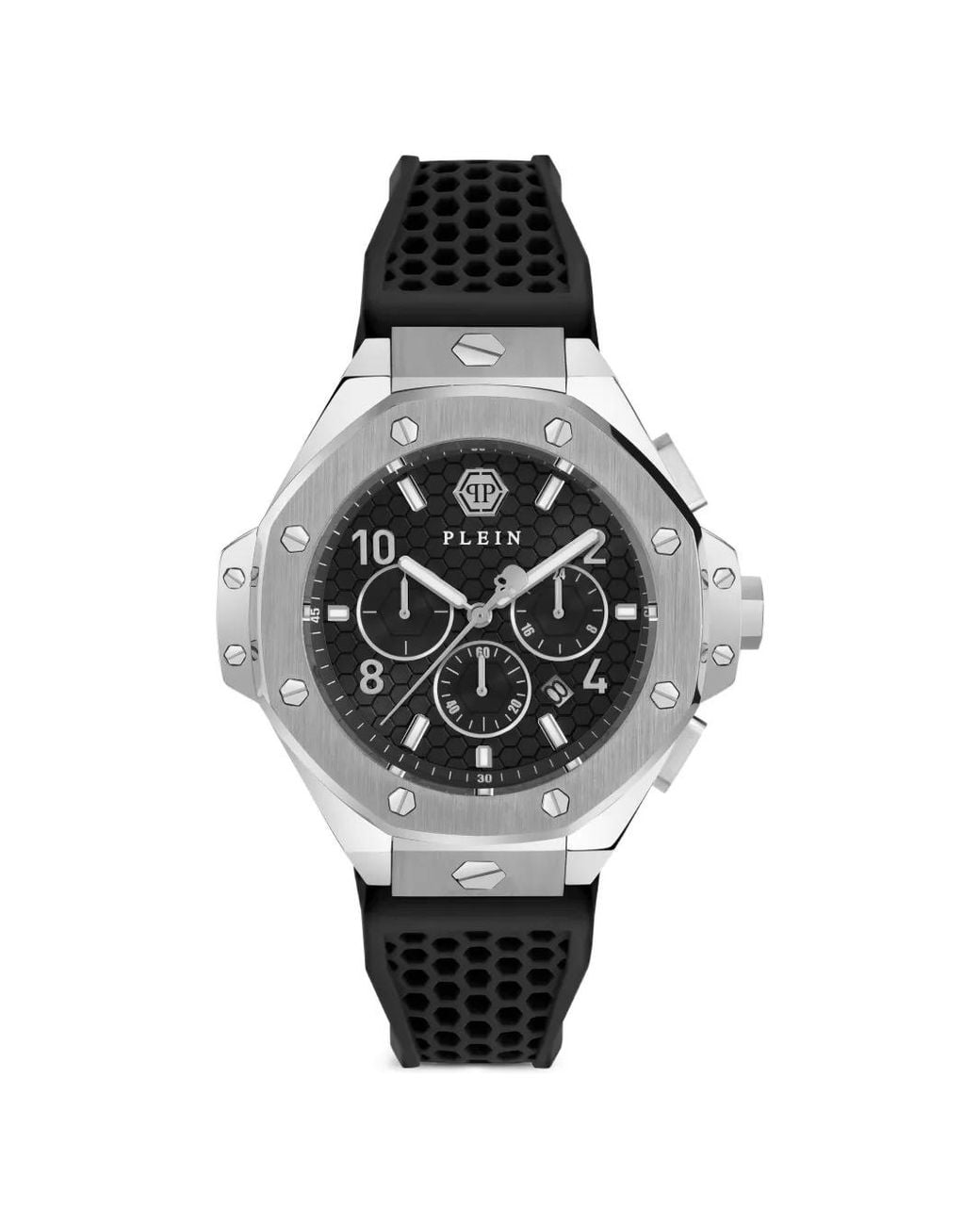 Philipp Plein Black Chrono Royal 46Mm Watch for men