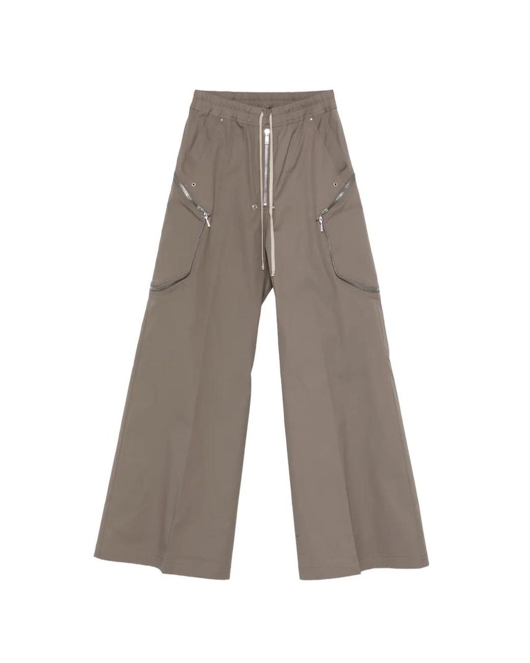 Rick Owens Gray Heizer Belas Zip-Pocket Trousers for men