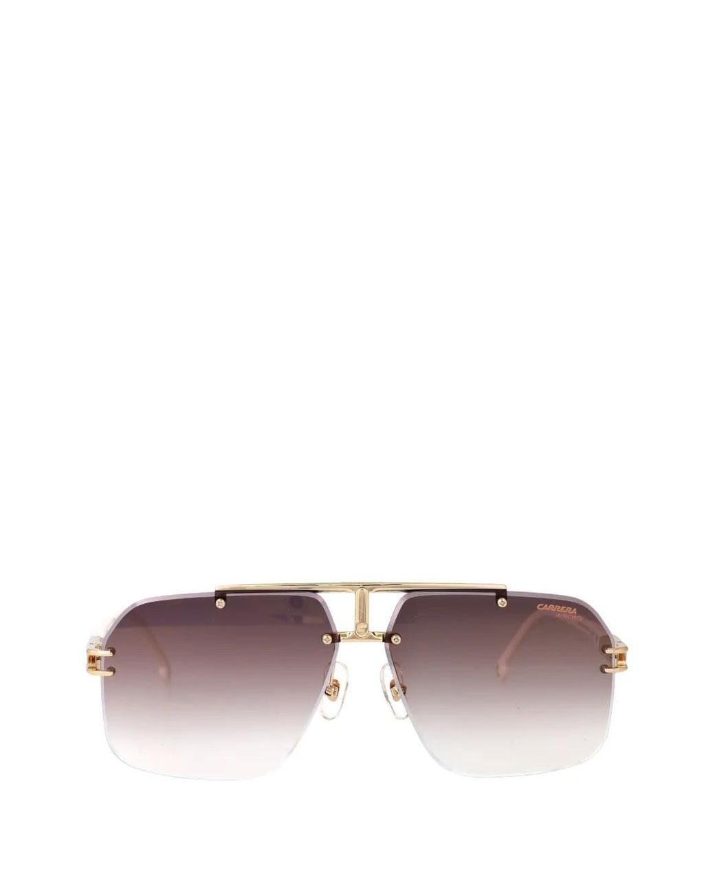 Carrera Purple Geometric-Frame Sunglasses for men