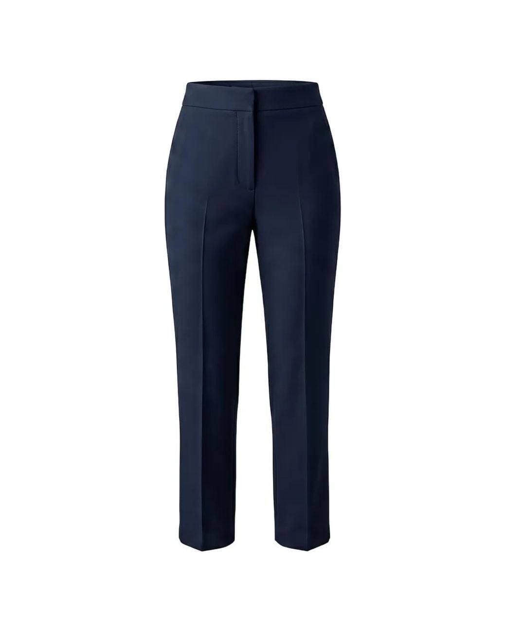 Boss Blue Straight-Fit Pants