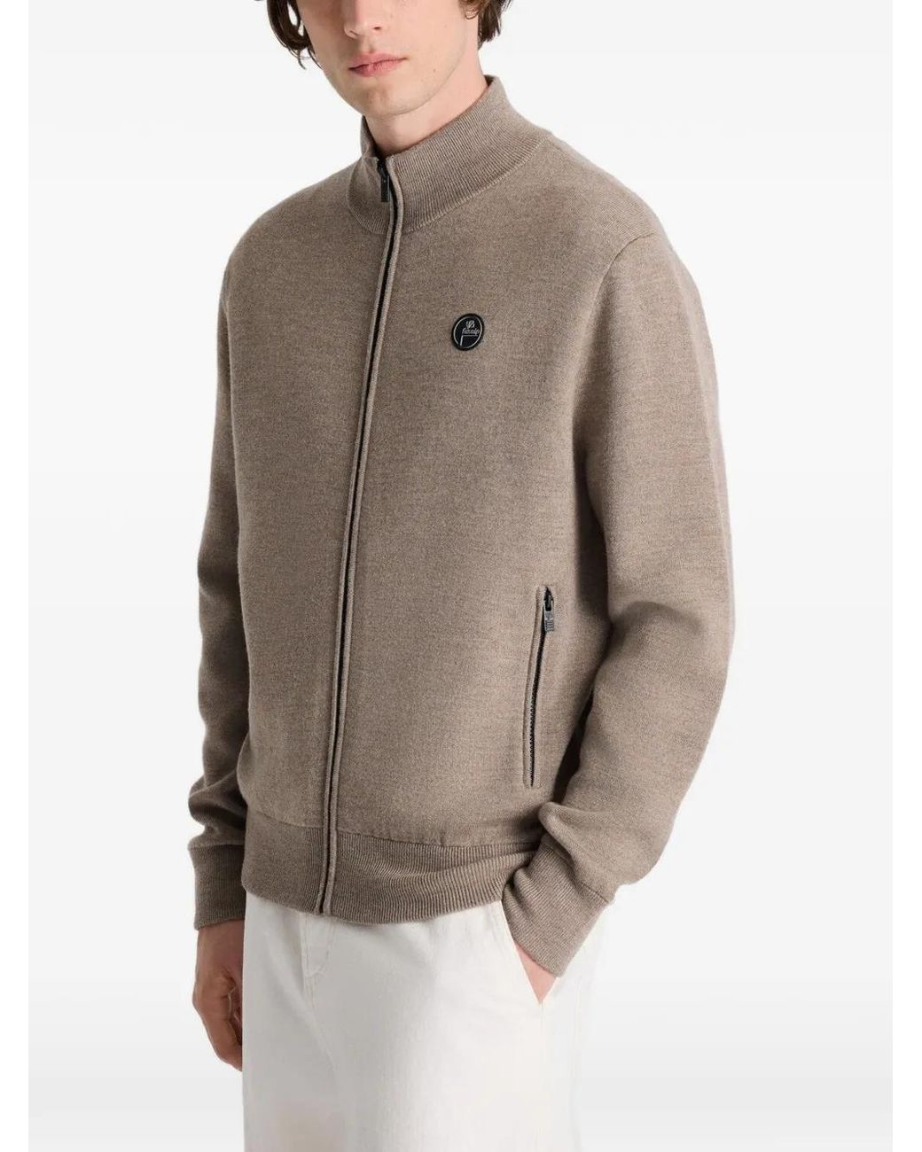 Fusalp Brown Mayeul Zip-Up Cardigan for men