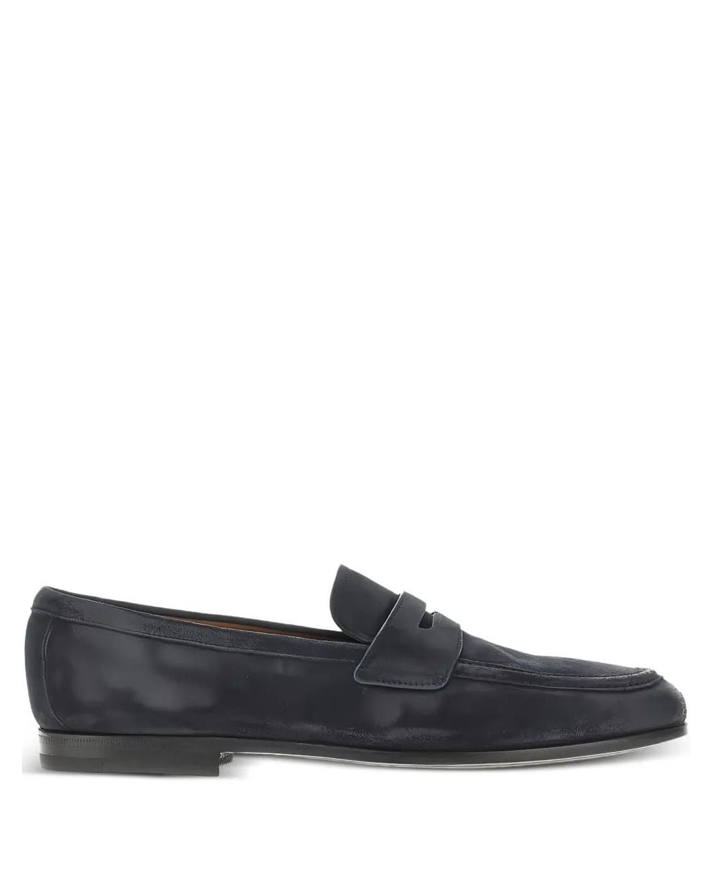 Church's Blue Suede Penny Loafers for men
