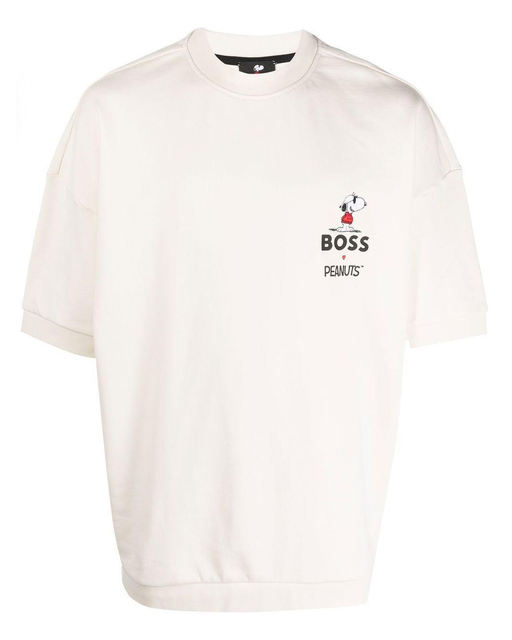 BOSS by HUGO BOSS Kappe Aus Baumwolle bm X Peanuts in Natur für Herren Herren Accessoires Handschuhe