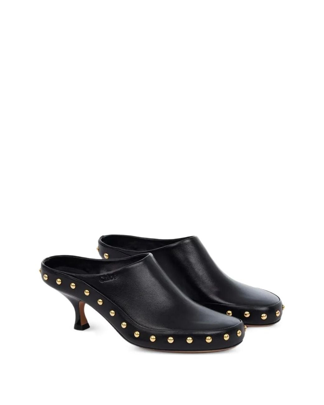 Chloé Black Junie Heeled Mules