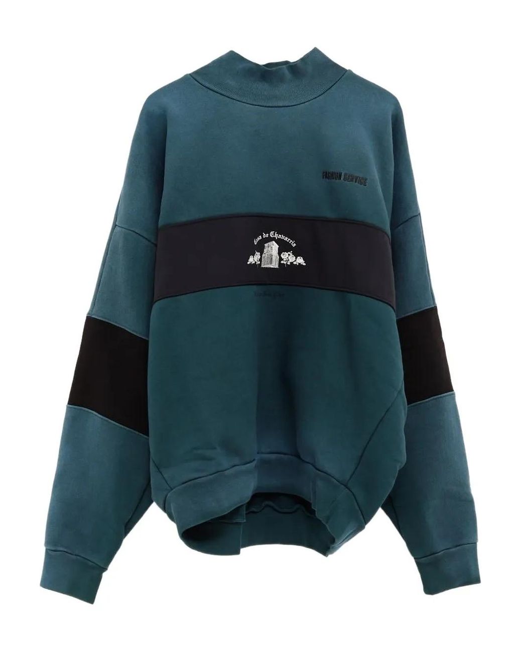 Willy Chavarria Blue Casa De Chavarria Sweatshirt for men