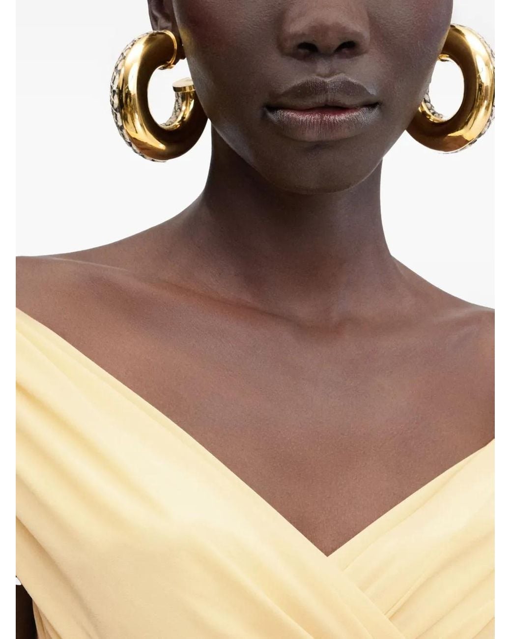 Jacquemus Yellow The Rita Short Dress