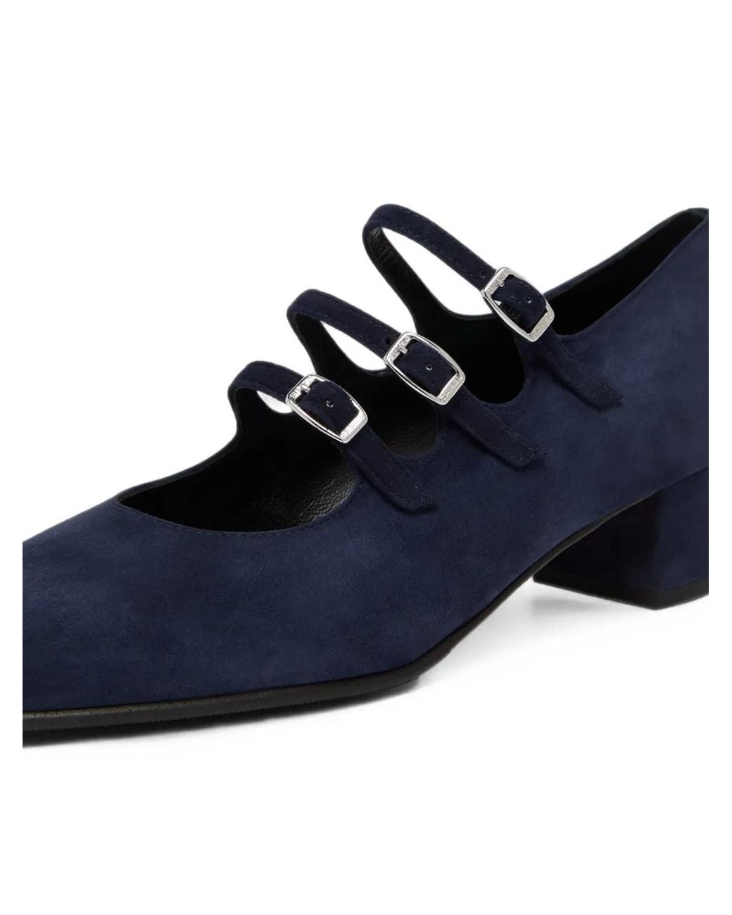 CAREL PARIS Blue Escarpins Kina À Triple Bride