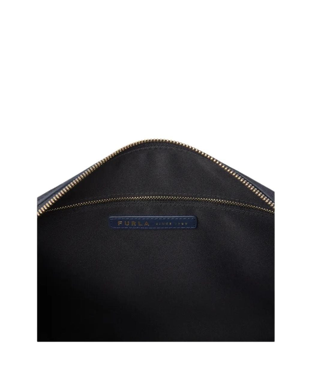 Furla Blue Debby Shoulder Bag M