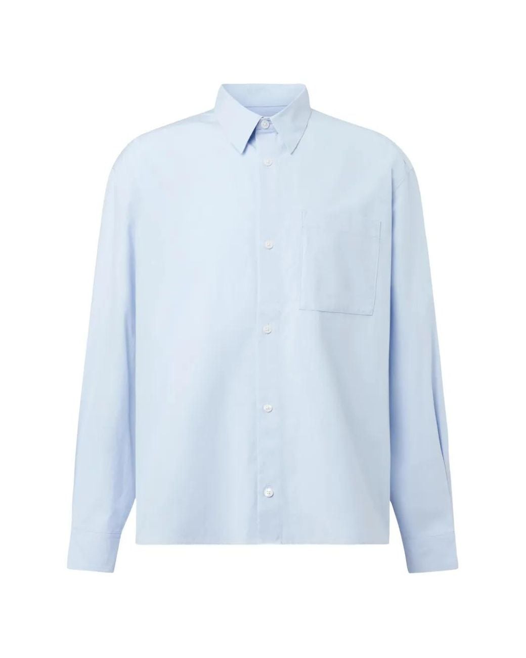 DRYKORN Baunt Chest-Pocket Shirt in Blue for Men | Lyst
