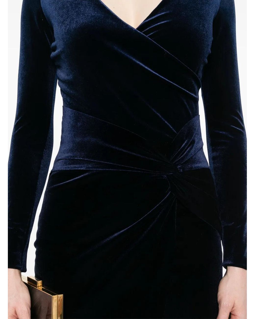 La Petite Robe Di Chiara Boni Black Knot-Detail Midi Dress