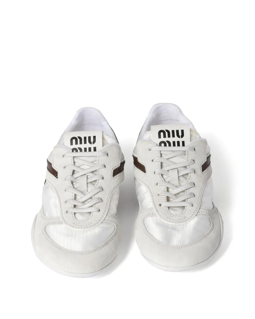 Miu Miu White Gymnasium Sneakers