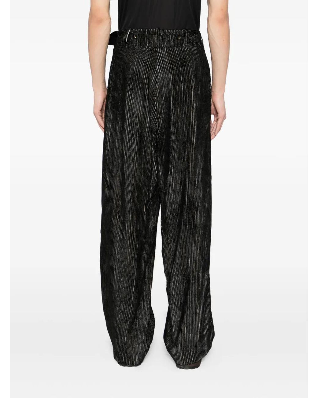 Kiko Kostadinov Navin Wide Trousers in Black for Men | Lyst
