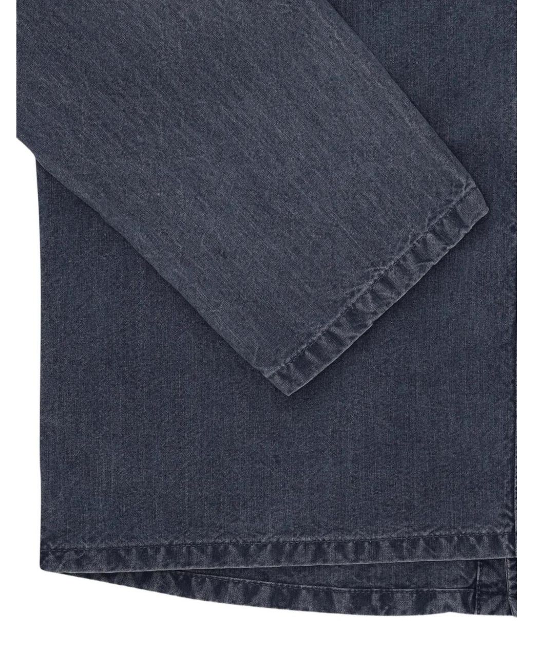 Fortela Blue Veste En Jean Pijama À Fermeture Grenouille for men