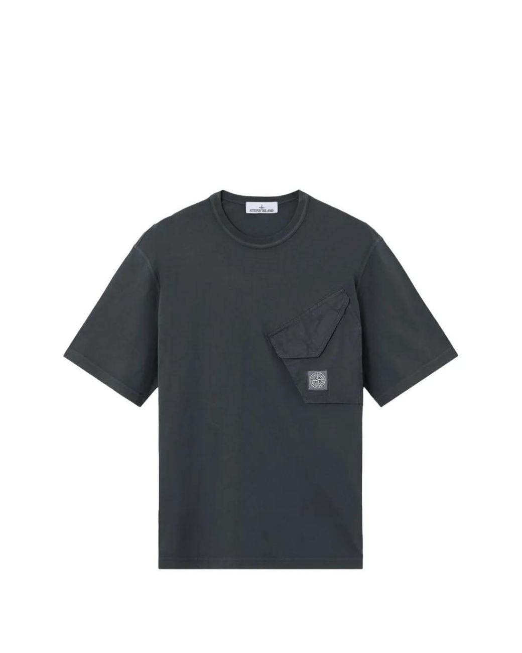 Stone Island Blue 2100008 Organic Cotton Jersey T-Shirt for men