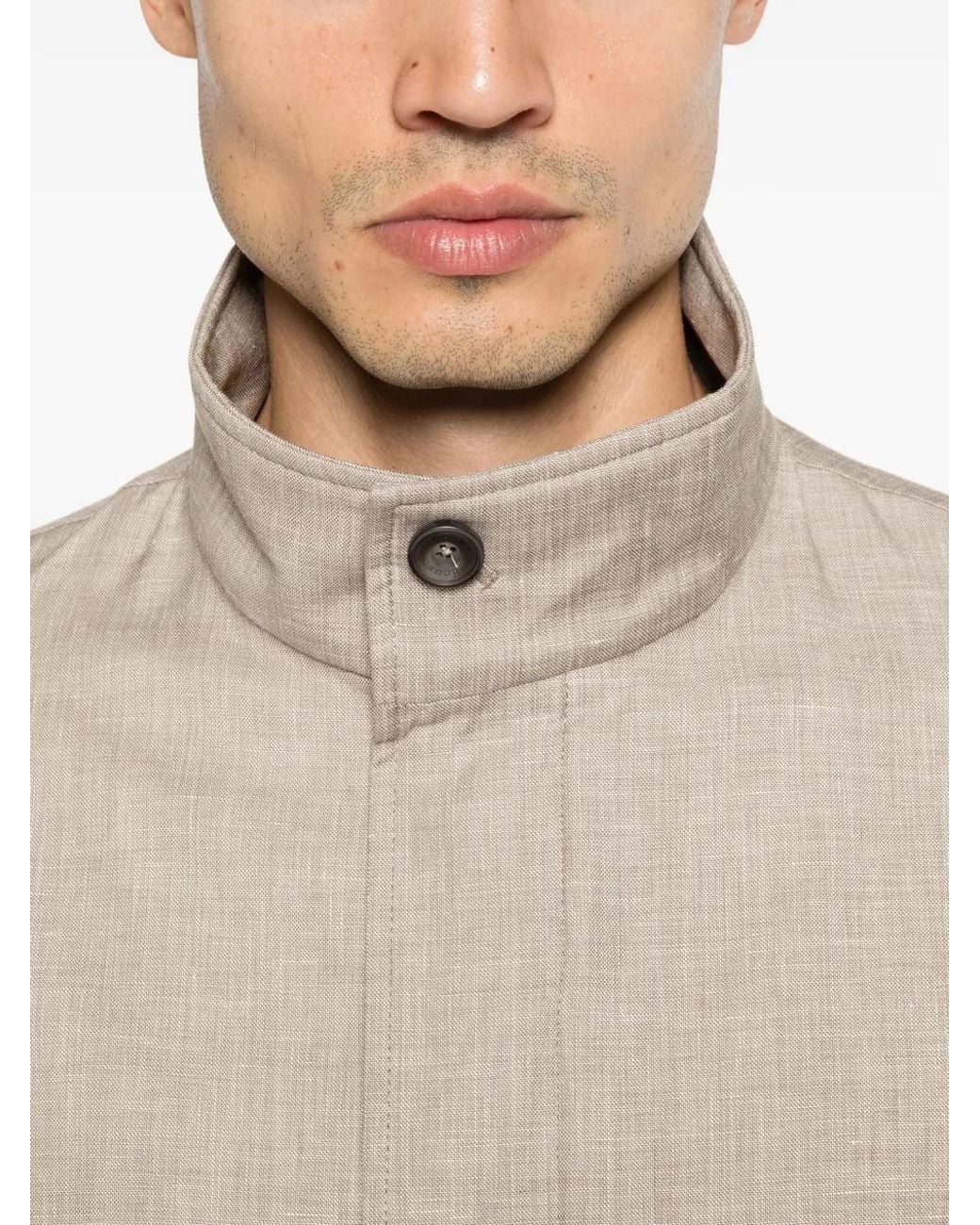 Herno Jack Met Knopen in het Natural voor heren