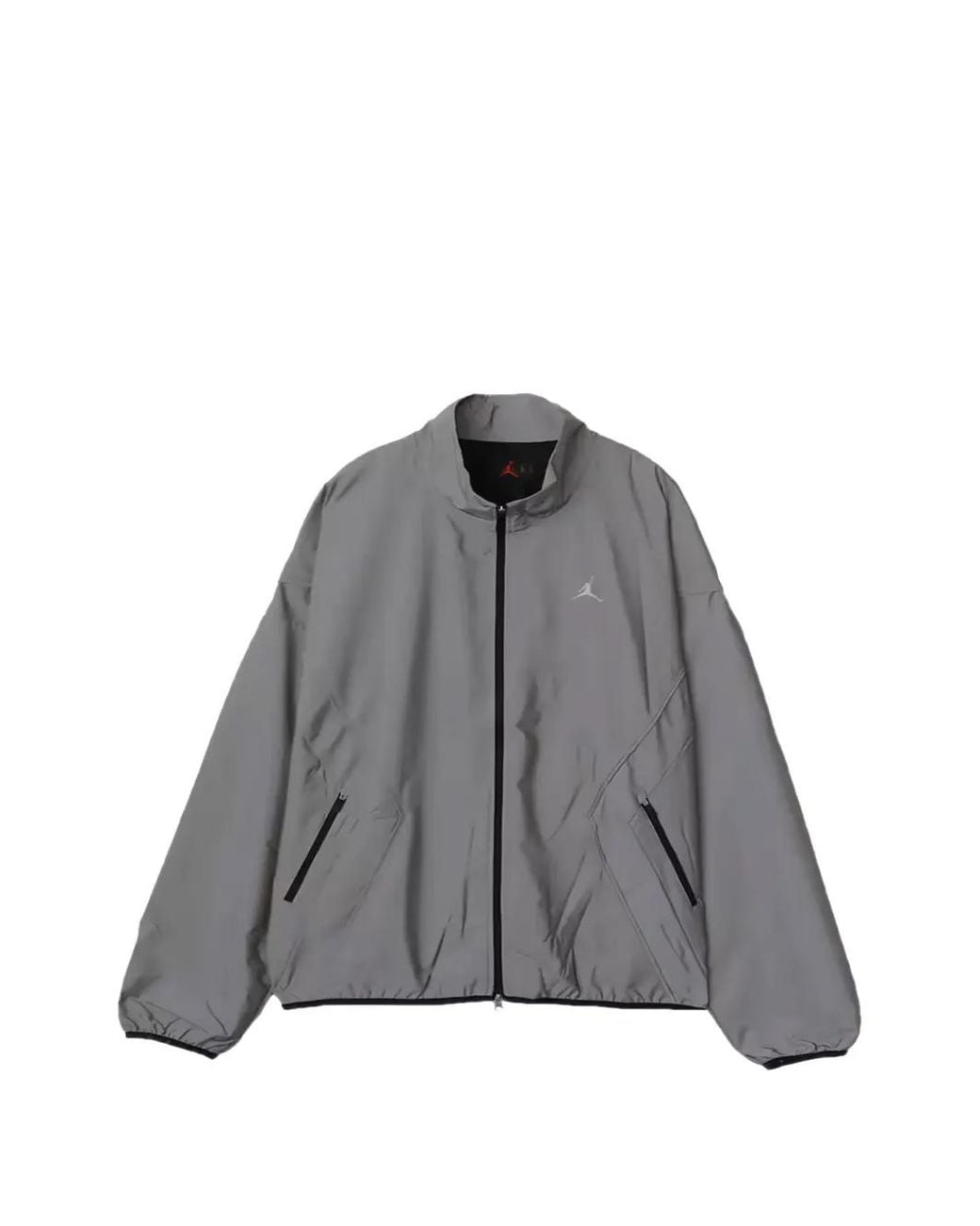 Nike Gray Brooklyn Hike Mike Reflective Draft Jacket for men