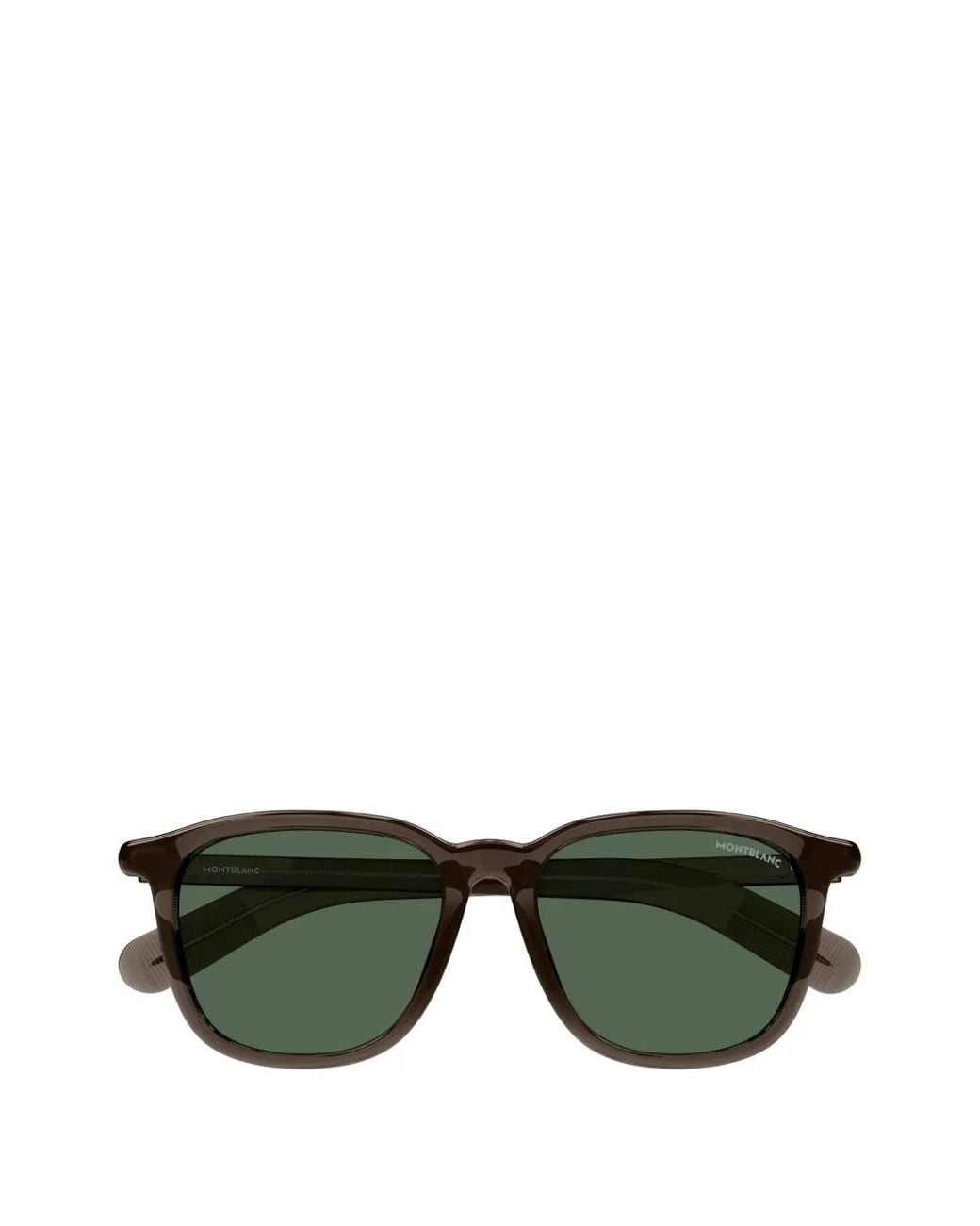Montblanc Green Square-Frame Sunglasses for men