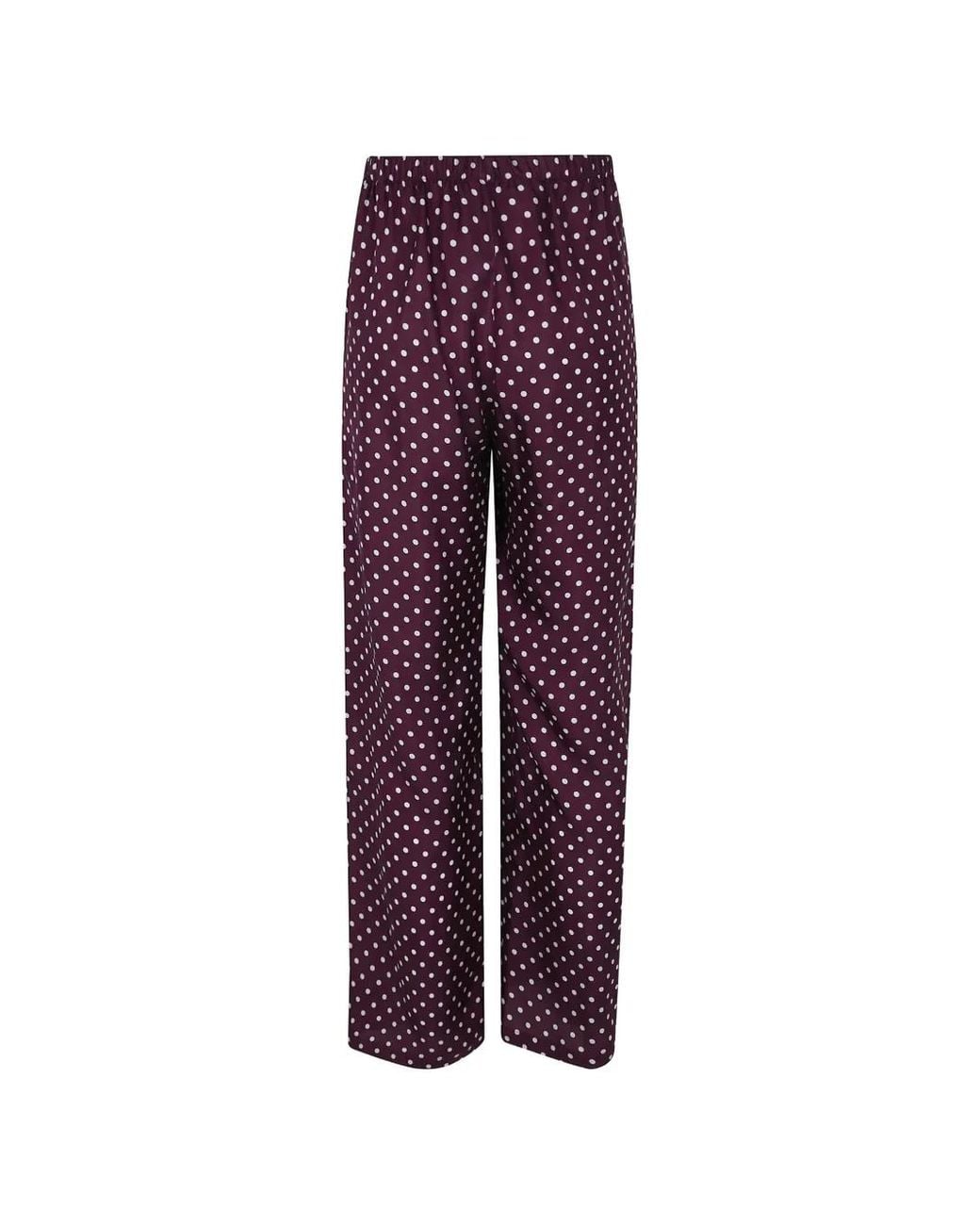 Laura Urbinati Purple Polka-Dot Trousers