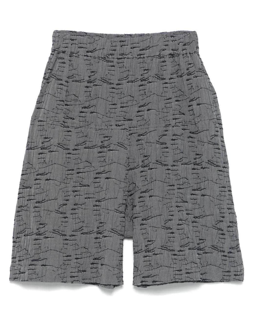 Henrik Vibskov Gray Eclipse Shorts for men
